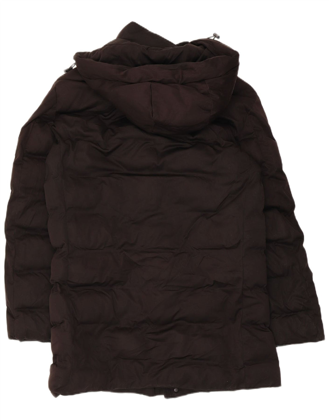 Zara Herren-Jacke mit Kapuze, gepolstert, Größe 36, Größe S, Schwarz, Polyester