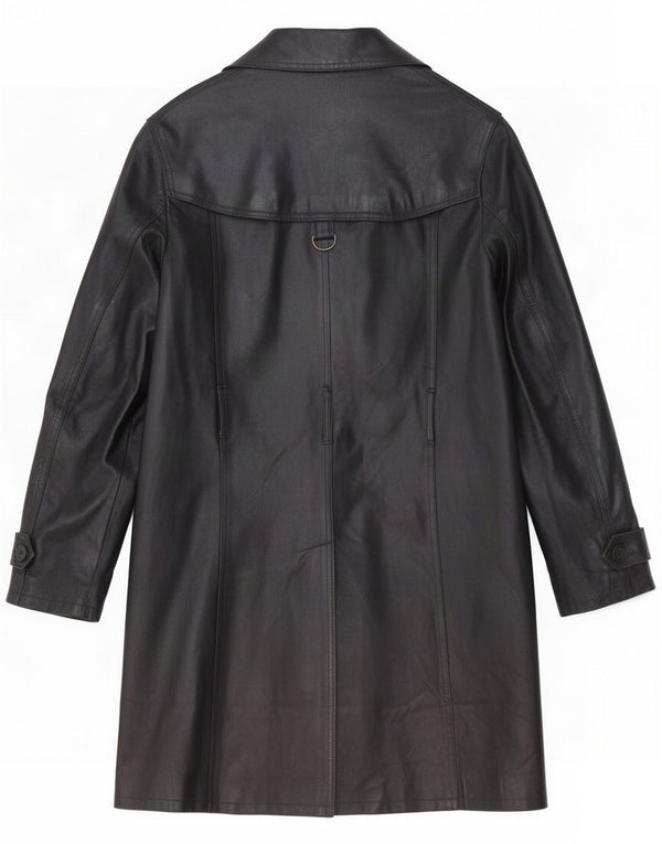 Imperial Herren Ledermantel UK 44 2XL Schwarz