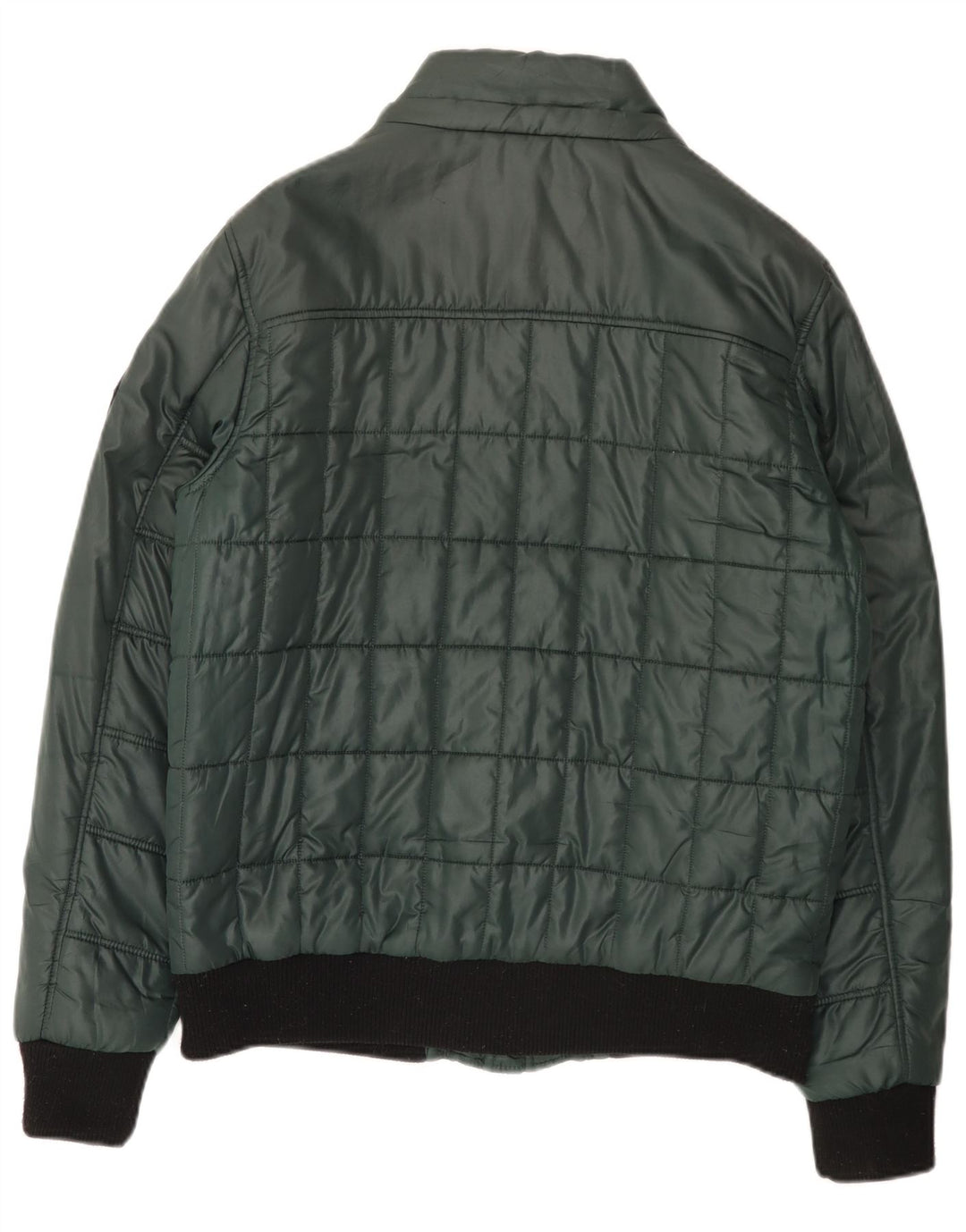Kenvelo Herren Wattierte Jacke UK 40 Large Grün Polyester
