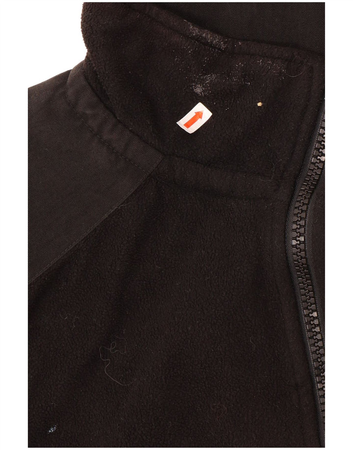 Timberland Herren Fleecejacke UK 40 Large Schwarz Polyester