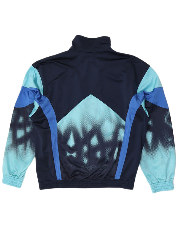 Lotto Herren-Trainingsanzug-Top-Jacke, UK 42/44, XL, Marineblau, Farbblock-Polyester