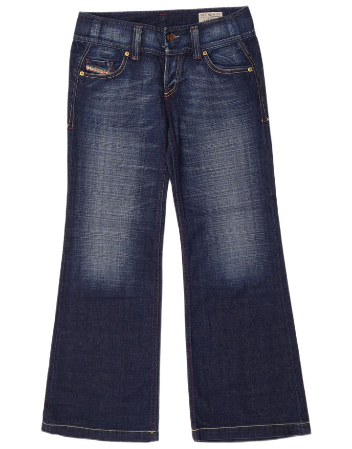Diesel Bootcut-Jeans für Damen, W26, L29, blaue Baumwolle