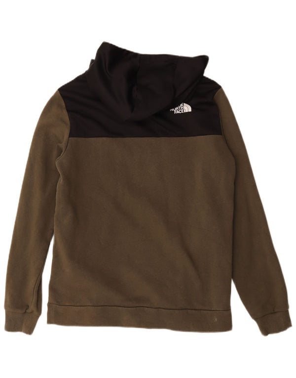The North Face Jungen-Pullover mit grafischem Kapuzenpullover, 14–15 Jahre, XL, Khaki, Farbblock