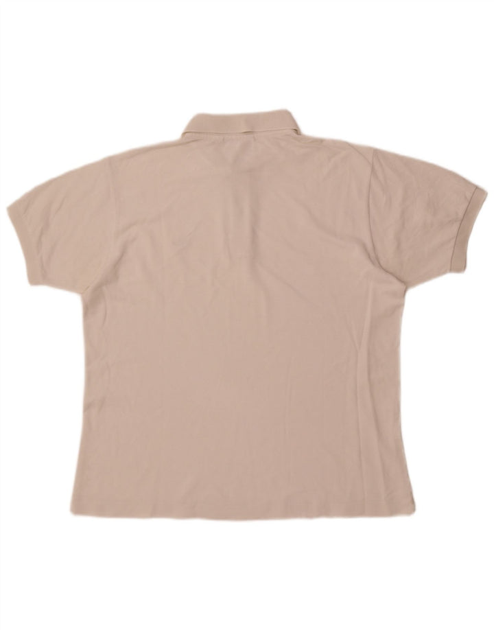 Lacoste Herren-Poloshirt mit klassischer Passform, Größe 5, groß, Weiß