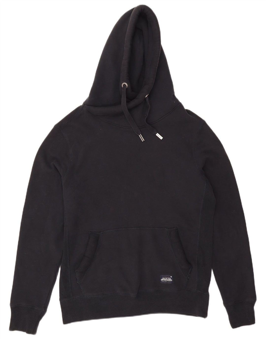 Superdry Herren Kapuzenpullover XL aus schwarzer Baumwolle