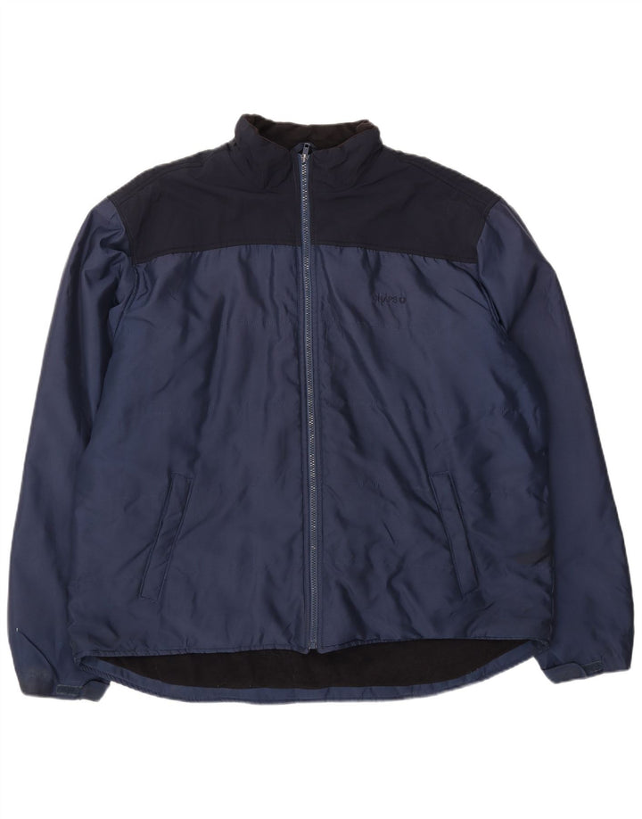 Chaps Herren-Windbreaker-Jacke, UK 44, 2XL, Marineblau, Farbblock