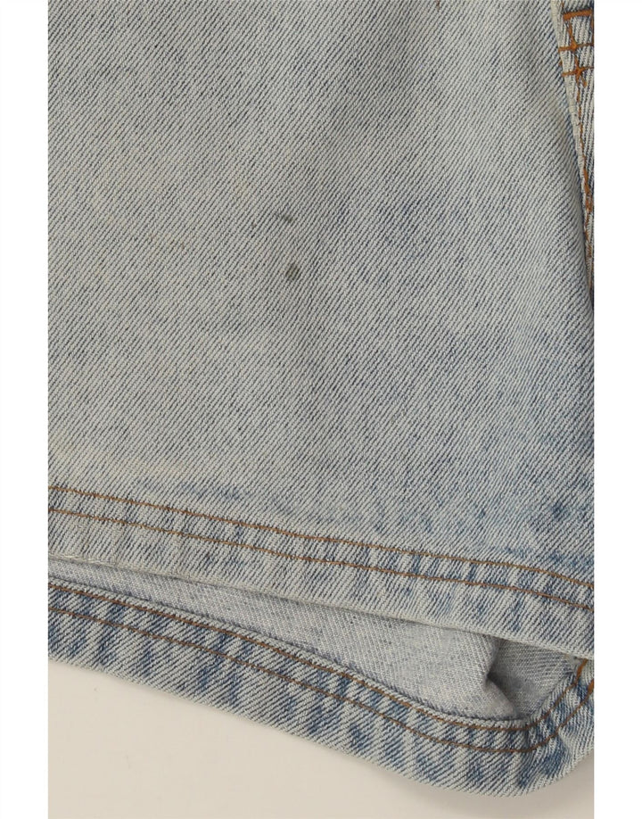 VINTAGE Damen Jeansshorts W32 Large Blau