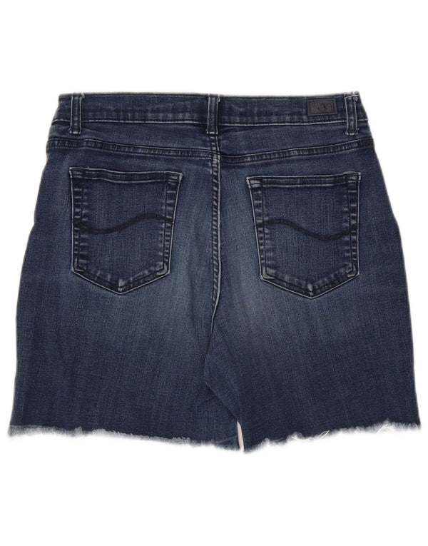 LEE Damen-Jeansshorts mit mittlerer Leibhöhe und entspannter Passform, W28, Mittelblau