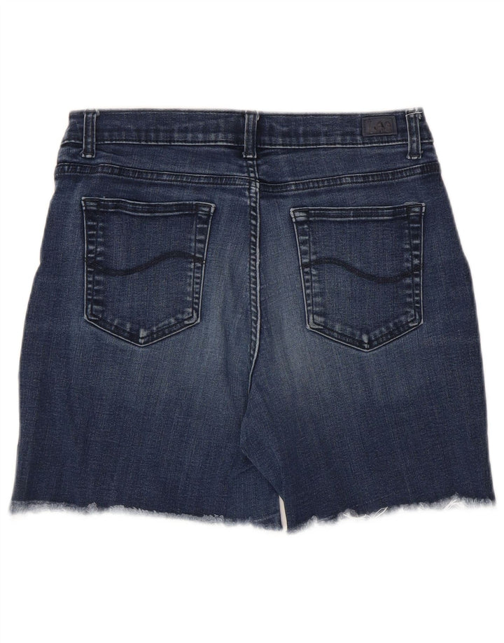 LEE Damen-Jeansshorts mit mittlerer Leibhöhe und entspannter Passform, W28, Mittelblau