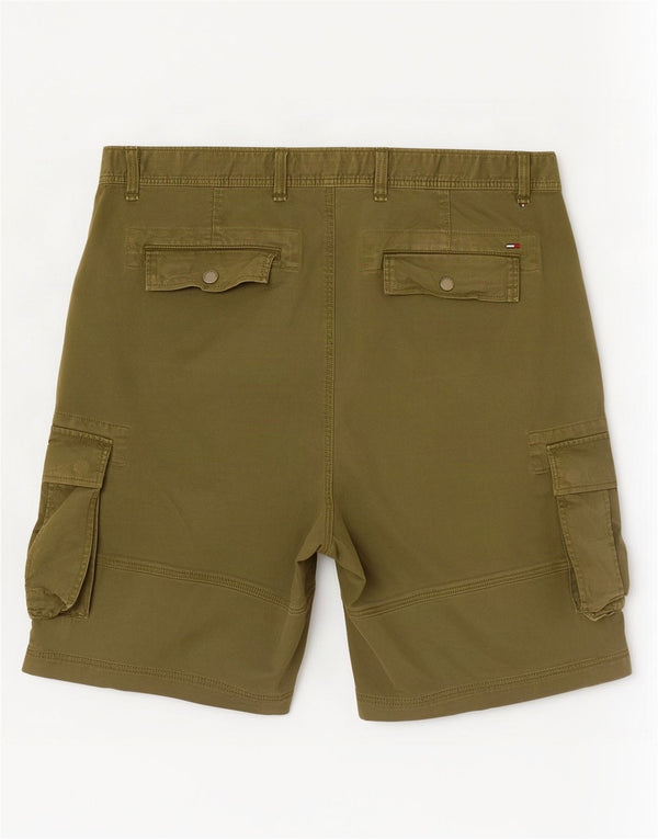 Tommy Hilfiger Herren Cargo-Shorts W36, große Khaki-Baumwolle