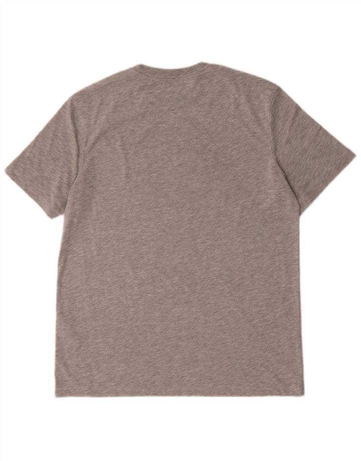 Nike Herren-T-Shirt mit Grafik, Größe S, graue Baumwolle