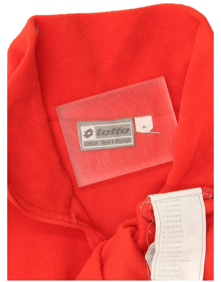 Lotto Damen-Fleecepullover mit Reißverschluss am Hals, UK 12, mittelrot, Polyester