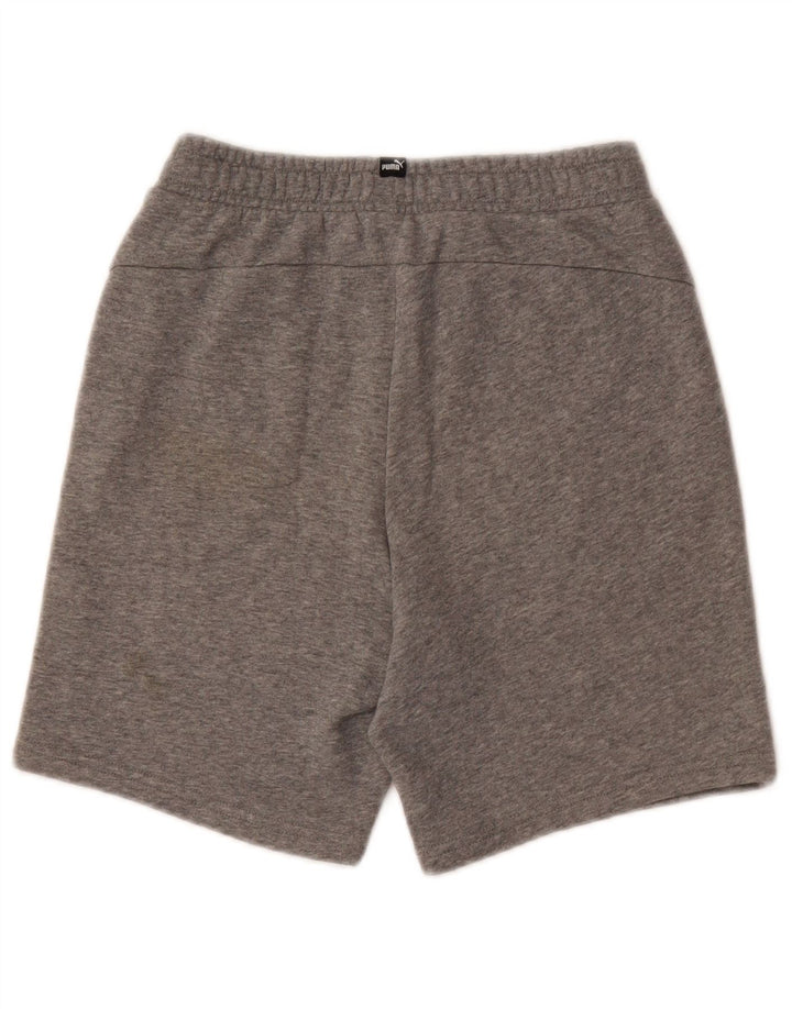 PUMA Boys Sport Shorts 11-12 Years Grey Cotton