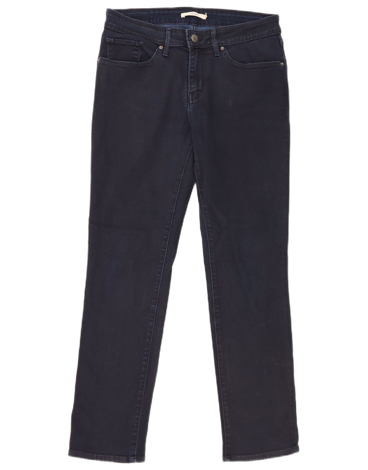 Levi's Damen 712 Slim Jeans W30 L30 Marineblau Baumwolle