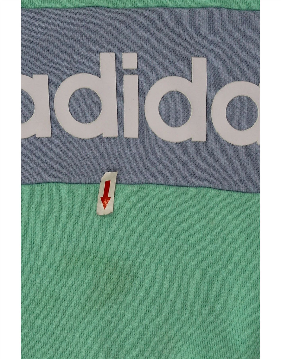 Adidas Damen-Sweatshirt in Übergröße, UK 12/14, Mittelgrün, Farbblock