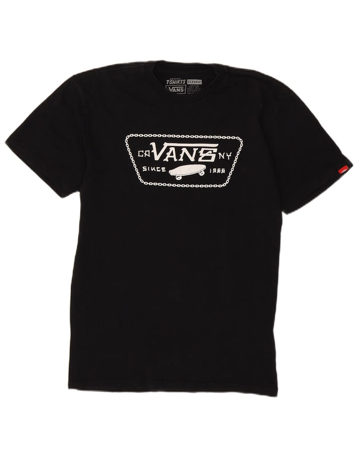 Vans Herren-T-Shirt mit klassischer Passform, mittelschwarzer Baumwolle