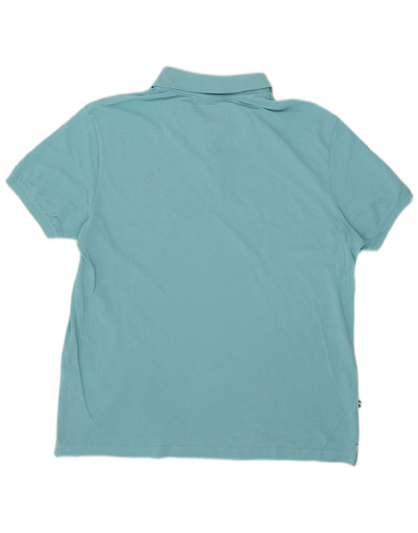 U.S. Polo Assn. Slim-Poloshirt für Herren, XL, aus blauer Baumwolle