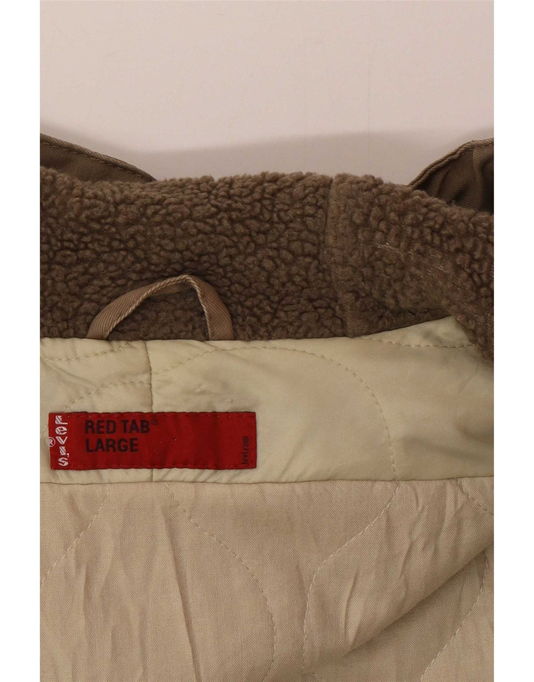 Levi's Herren-Parka mit Kapuze, UK 40, Größe L, Beige, Baumwolle