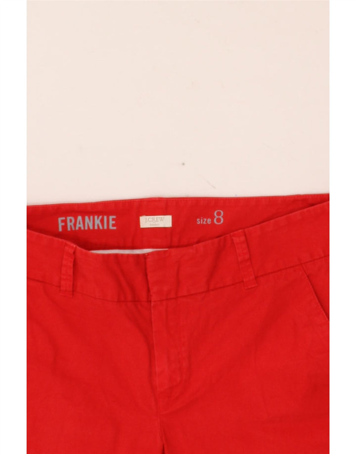 J. CREW Womens Frankie Chino Shorts US 8 Medium W34  Red Cotton Vintage J. Crew and Second-Hand J. Crew from Messina Hembry 
