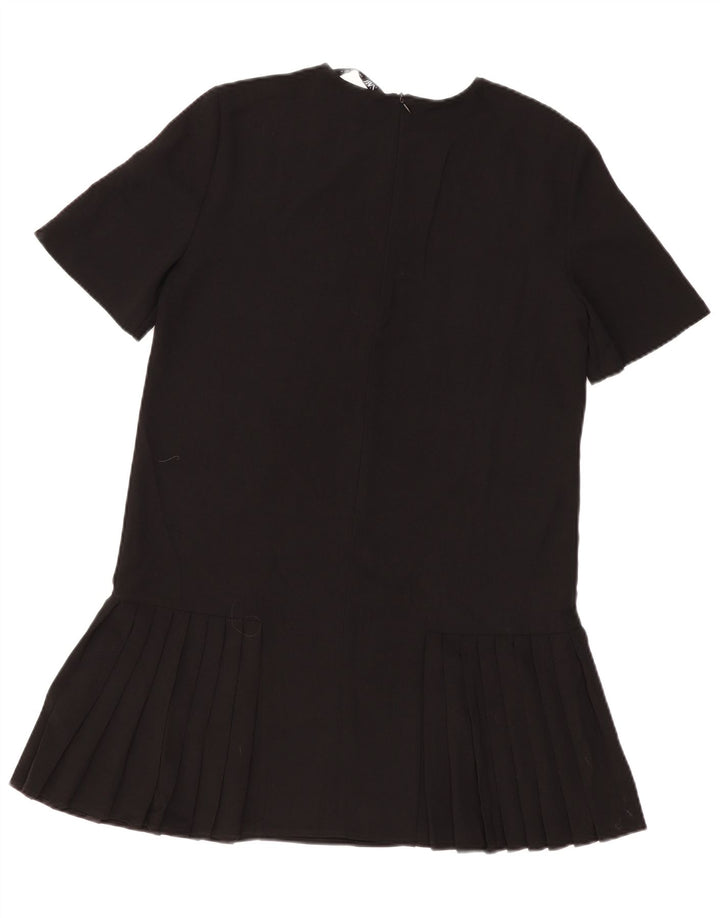 ZARA Damen Basic Kleid UK 12 Medium Schwarz