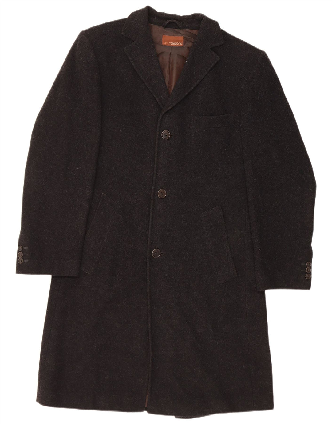 Marks & Spencer Herrenmantel UK 36 Small Graue Wolle