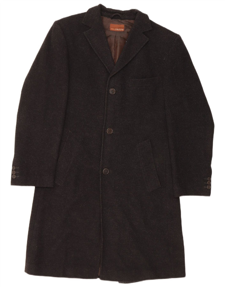 Marks & Spencer Herrenmantel UK 36 Small Graue Wolle