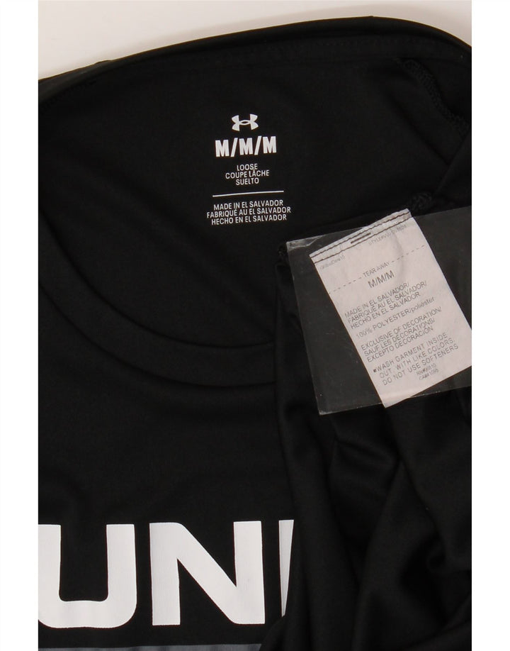 Under Armour Herren-T-Shirt mit Grafik, Mittelschwarzes Polyester