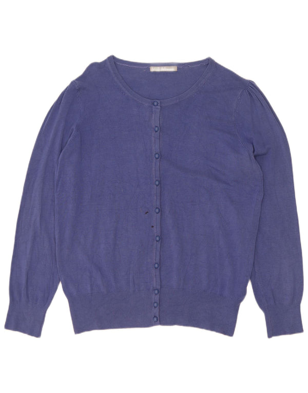 Marks & Spencer Damen-Cardigan-Pullover UK 16 Große blaue Viskose