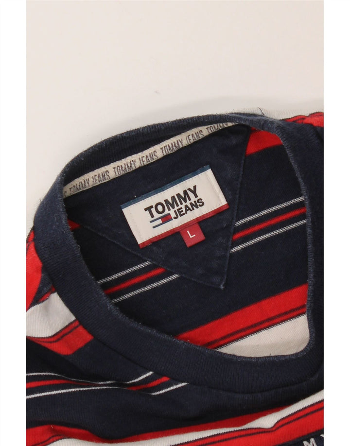Tommy Hilfiger Herren T-Shirt Top Large Marineblau