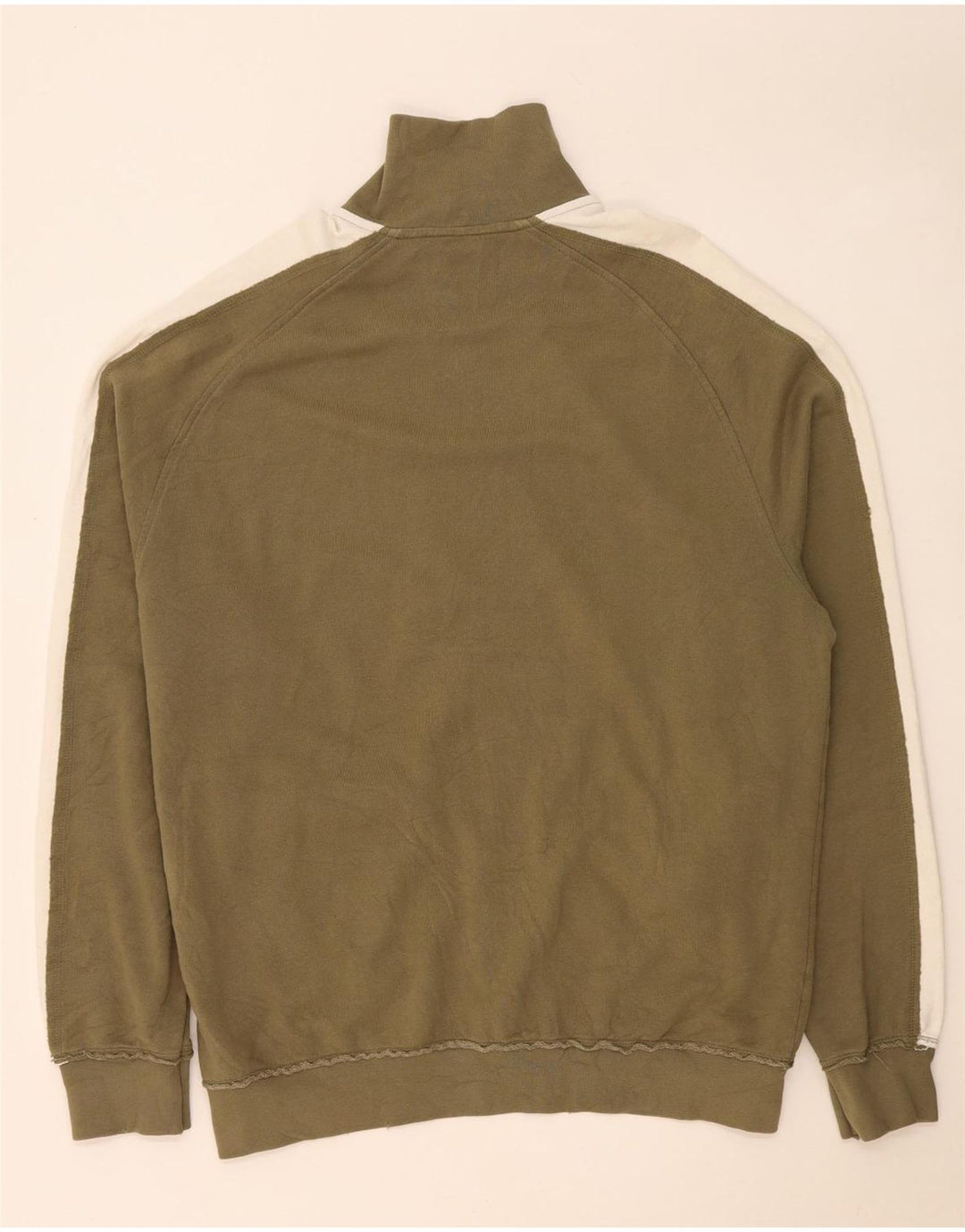 Puma Herren-Trainingsanzug mit grafischem Oberteil, 2XL, Khaki, Colourblock-Baumwolle