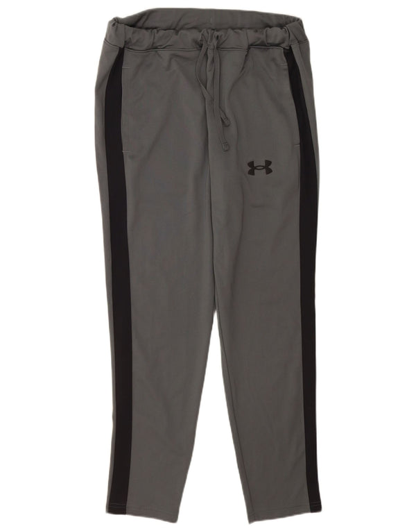 Under Armour Herren-Trainingshose, großes graues Colourblock-Polyester