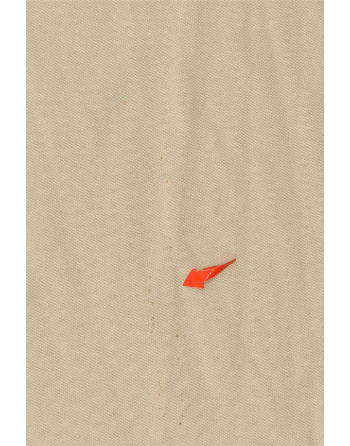 KAPPA Herren Langarm-Poloshirt, groß, beige, Baumwolle