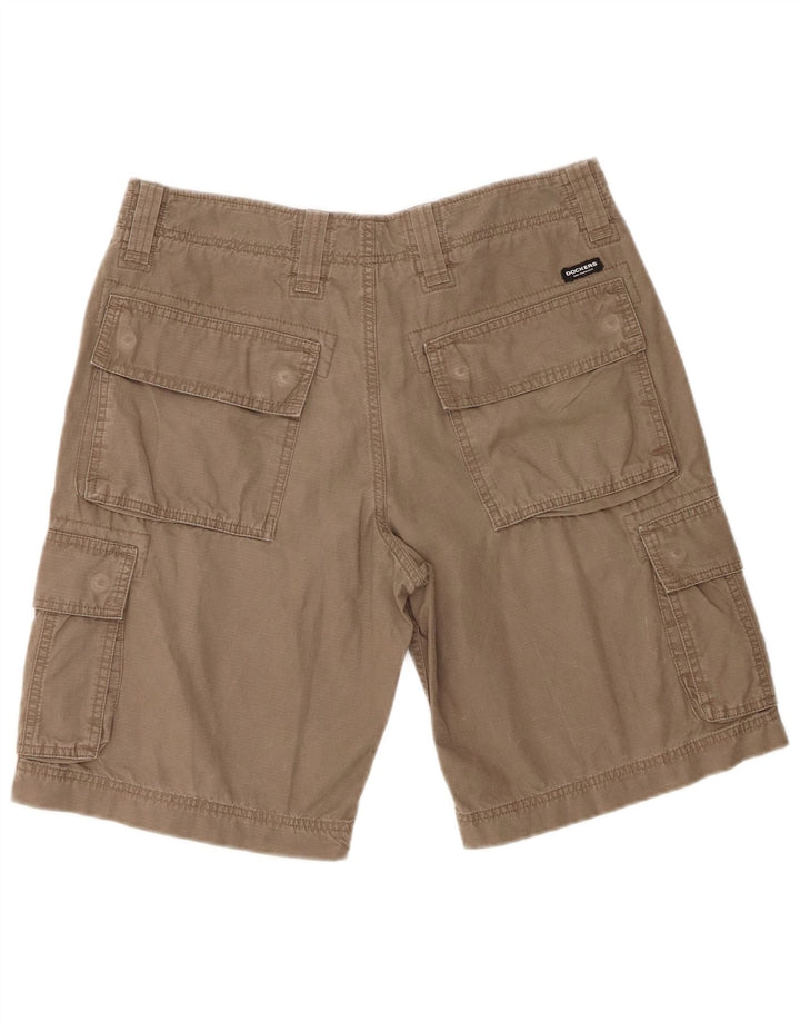 Dockers Herren Comfort Fit Cargoshorts W31 Medium Khaki Baumwolle