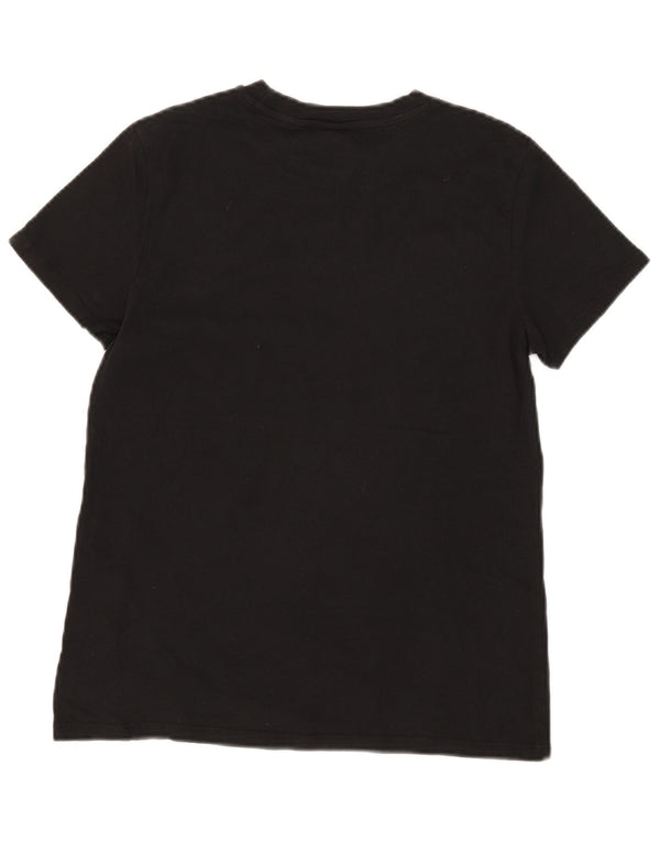 Levi's Damen T-Shirt Top UK 10 Small Schwarz