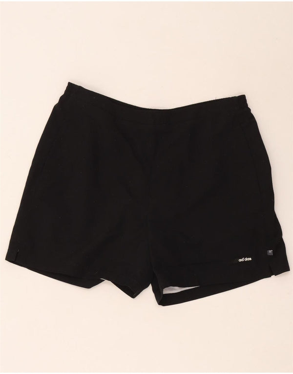 Adidas Damen Sportshorts UK 18 XL Schwarz Polyester