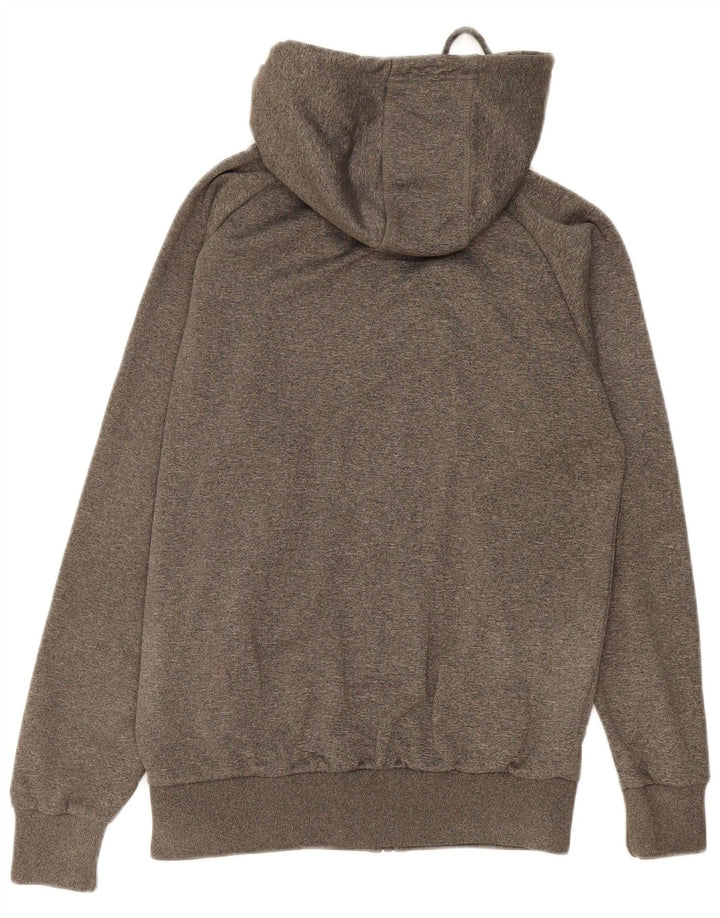 Ellesse Herren-Kapuzenpullover mit grafischem Reißverschluss, mittleres Khaki, Polyester