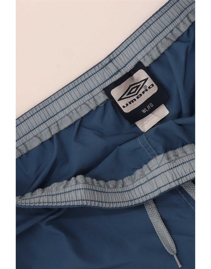 Umbro Herren-Sportshorts, großes blaues Nylon