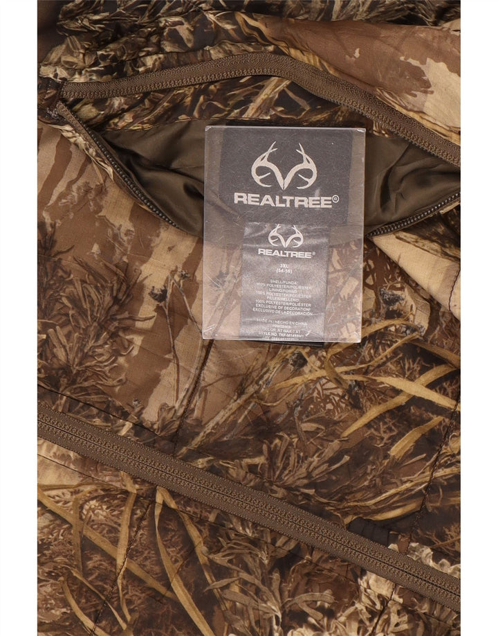 REALTREE Herren Wendeweste IT 54/56 3XL Braunes Camouflage-Polyester