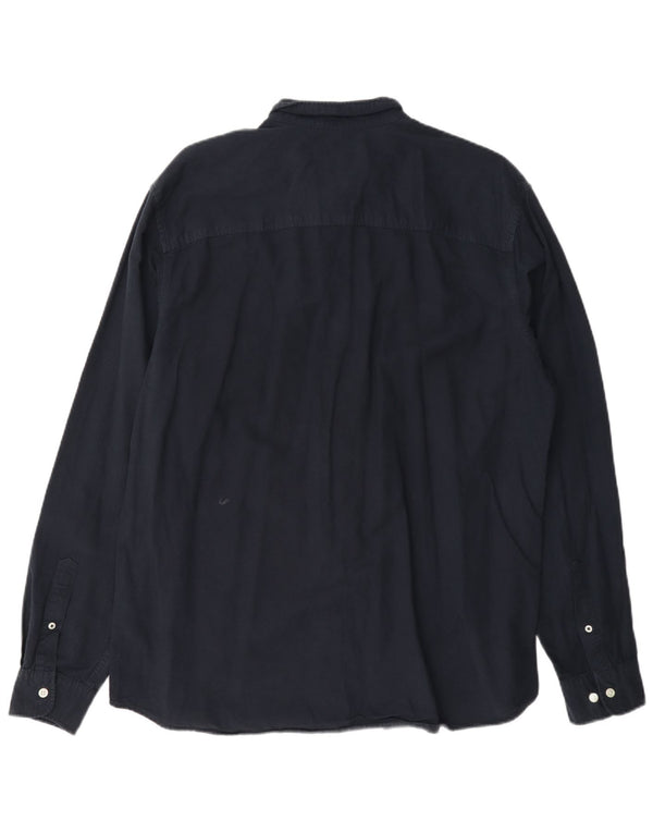 Jack & Jones Herrenhemd 2XL Marineblau aus Baumwolle