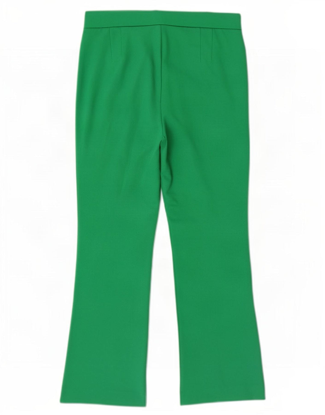 Zara Damen Bootcut-Hose, mittelgroß, W28, L25, grüne Baumwolle
