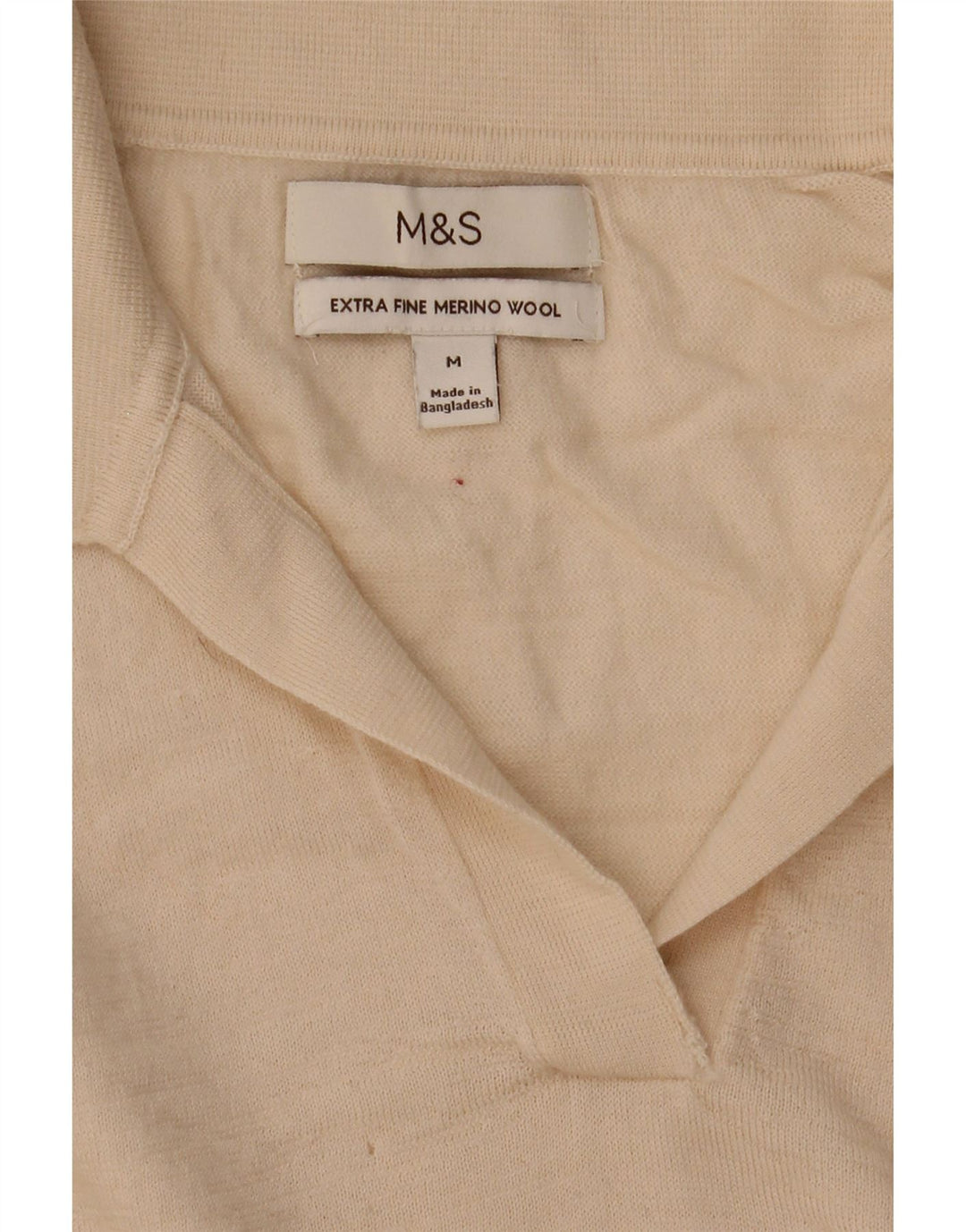 Marks & Spencer Damen-Pullover mit Rollkragen, UK 12, mittelbeige Wolle