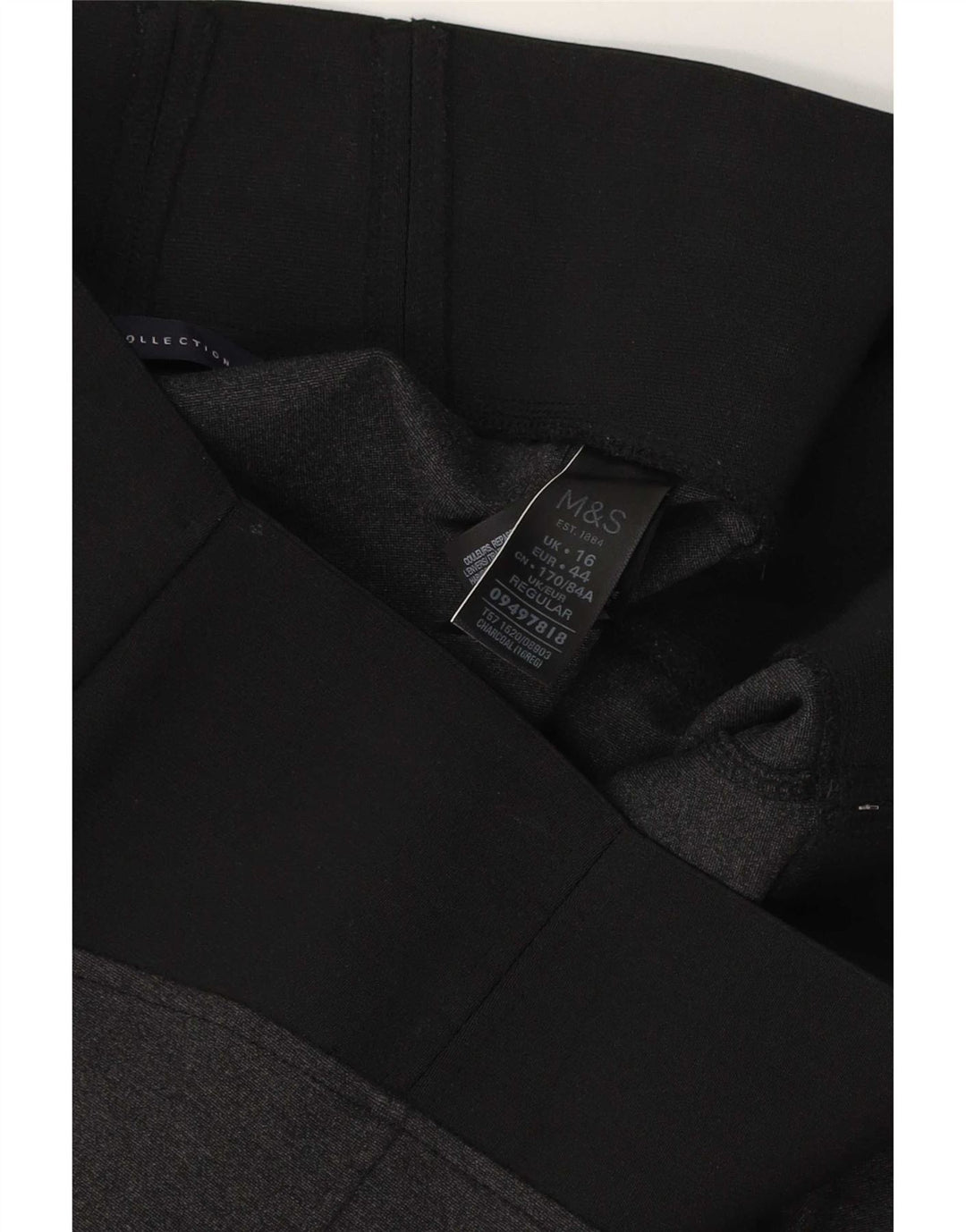 Marks & Spencer Damen-Leggings UK 16 Large Graue Colourblock-Viskose