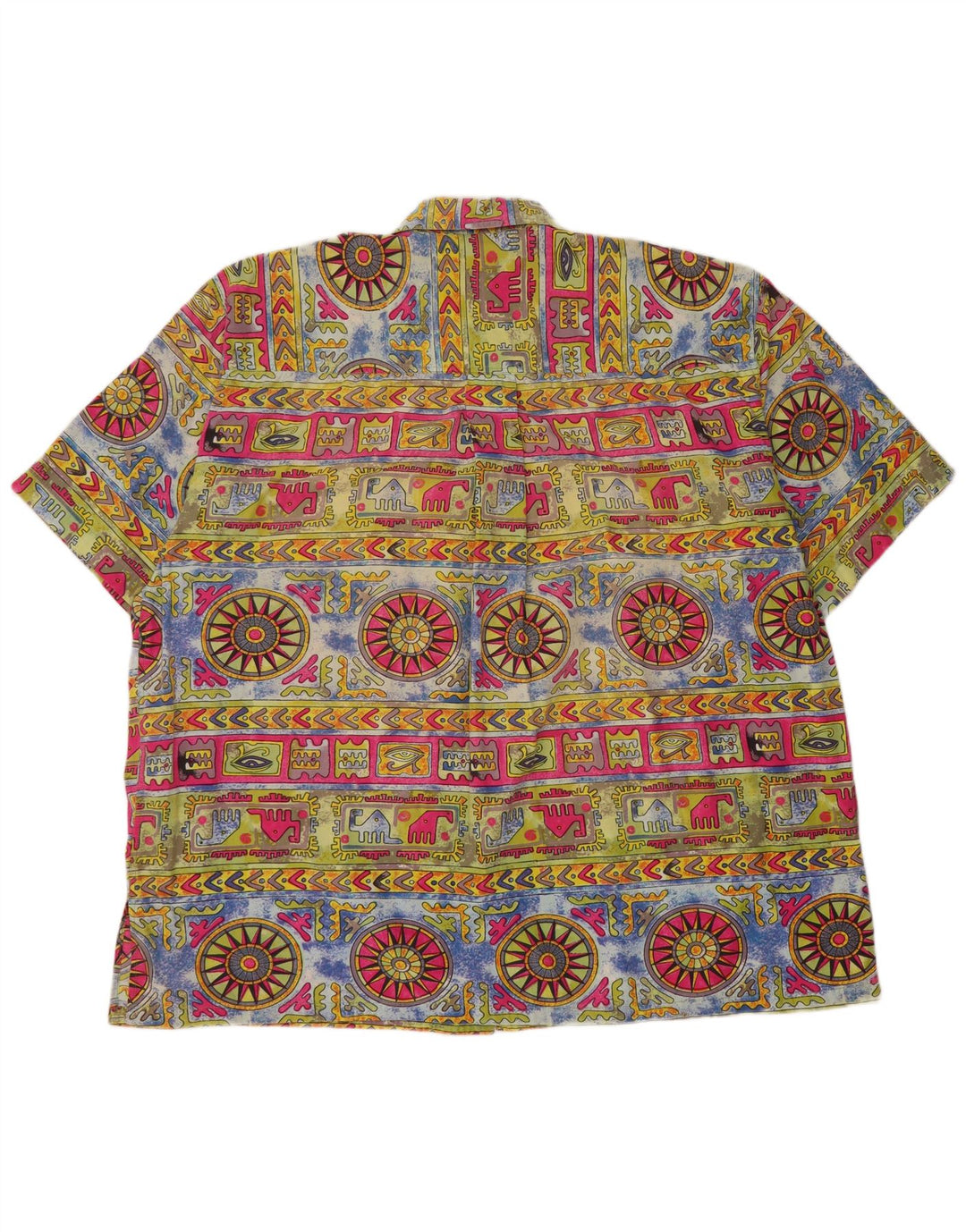 Avanti Herren-Hemd mit abstraktem Muster, Größe 41/42, groß, mehrfarbig