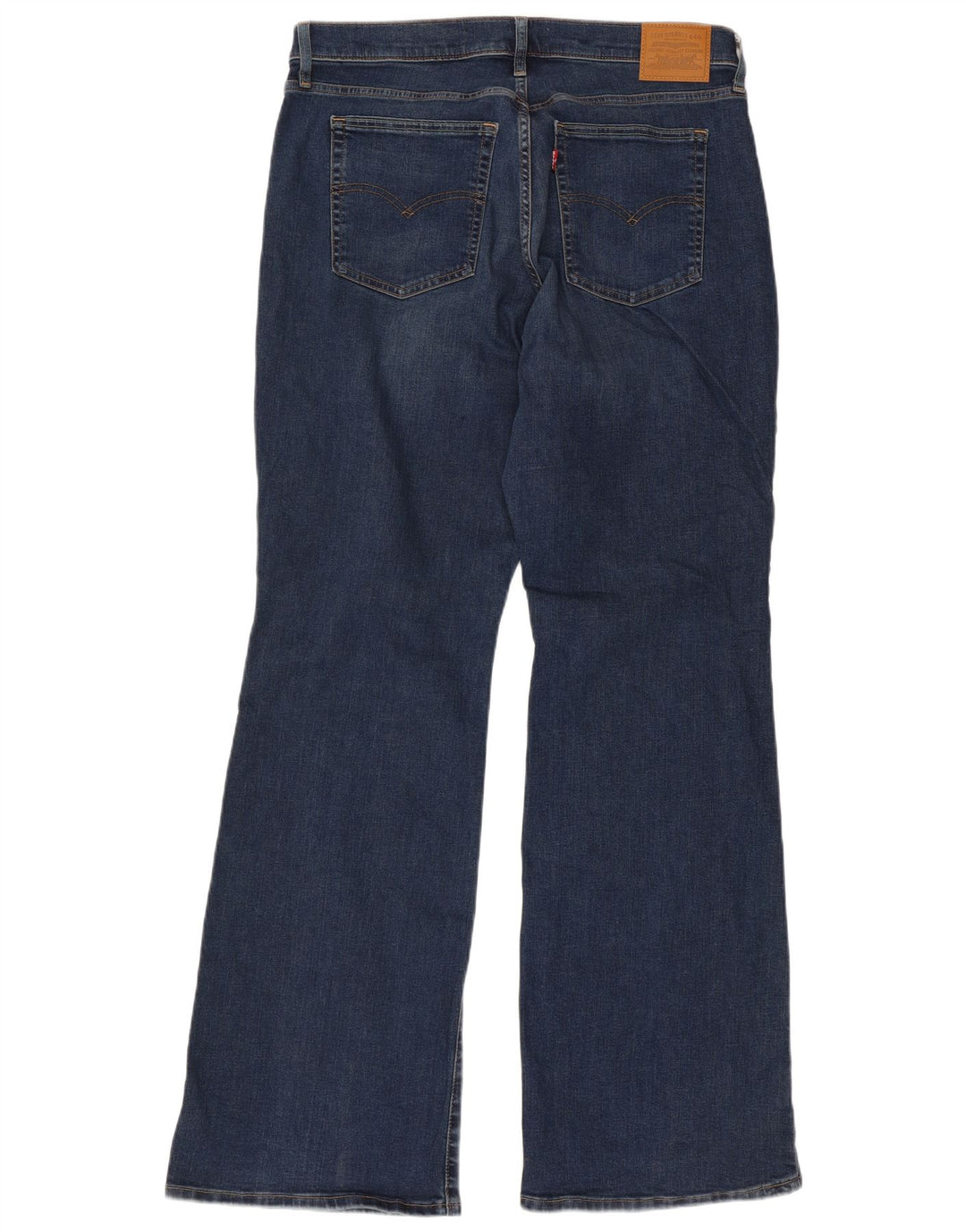Levi's Damen 726 Flared Jeans US 14 XL W36 L33 Blaue Baumwolle