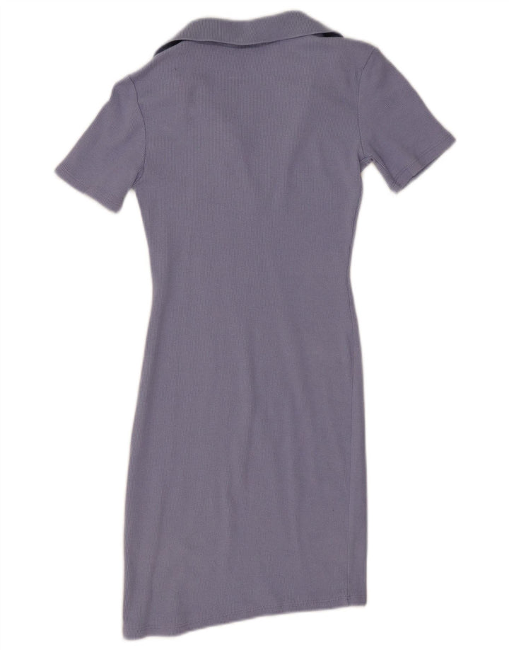 Zara Damen Polokleid UK 8 Small Lila