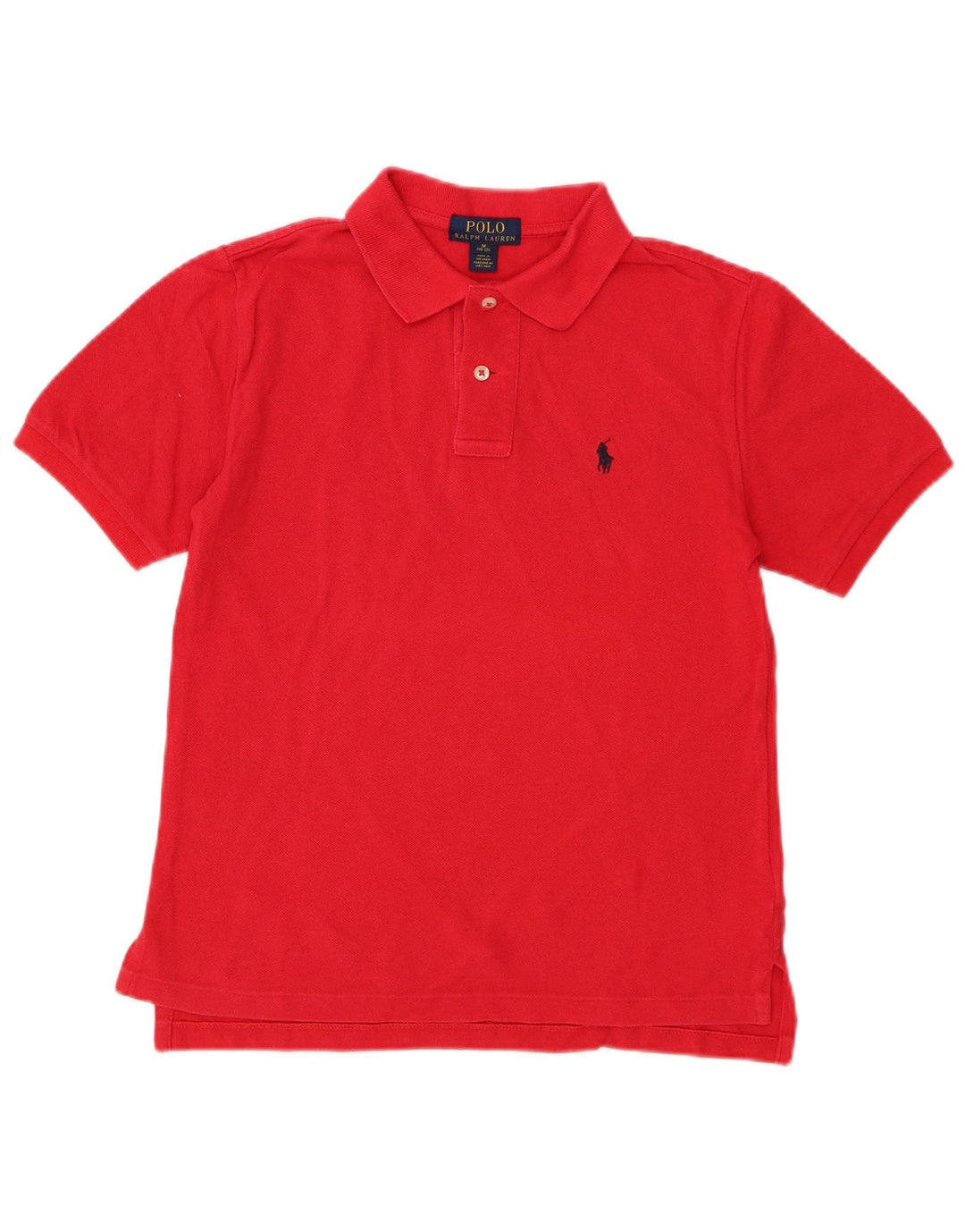 RALPH LAUREN Poloshirt 10–11 Jahre mittelrote Baumwolle