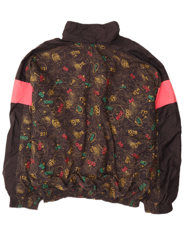 Uhlsport Herren-Trainingsanzugoberteil mit Grafik, XL, Schwarz, Colourblock-Baumwolle