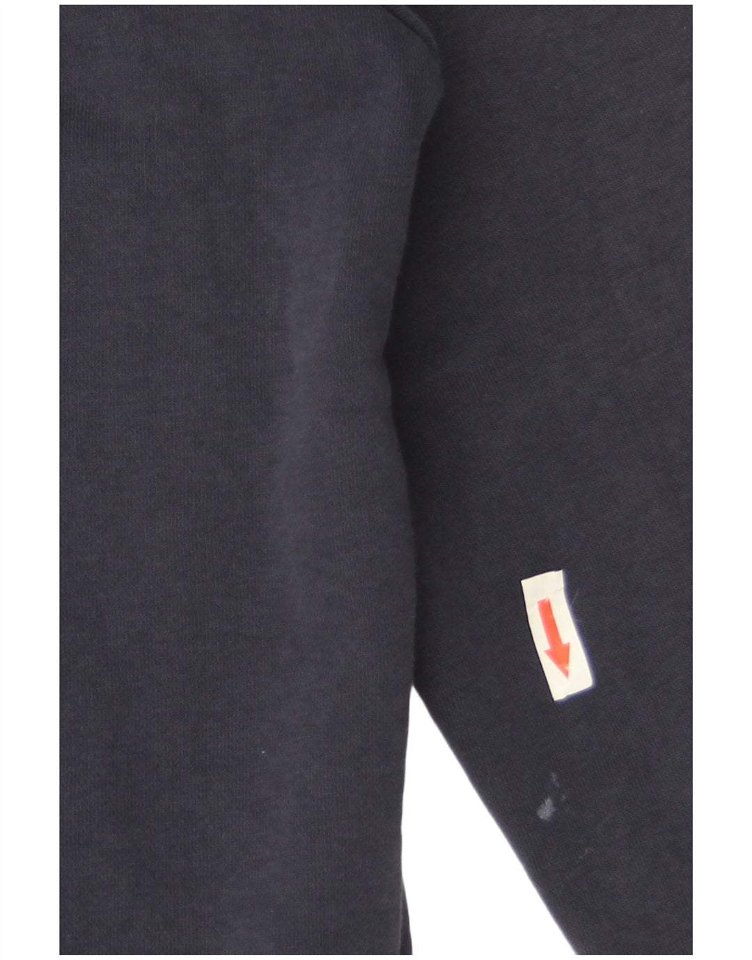 Ellesse Herren-Kapuzenpullover mit Reißverschluss, mittlere marineblaue gestreifte Baumwolle
