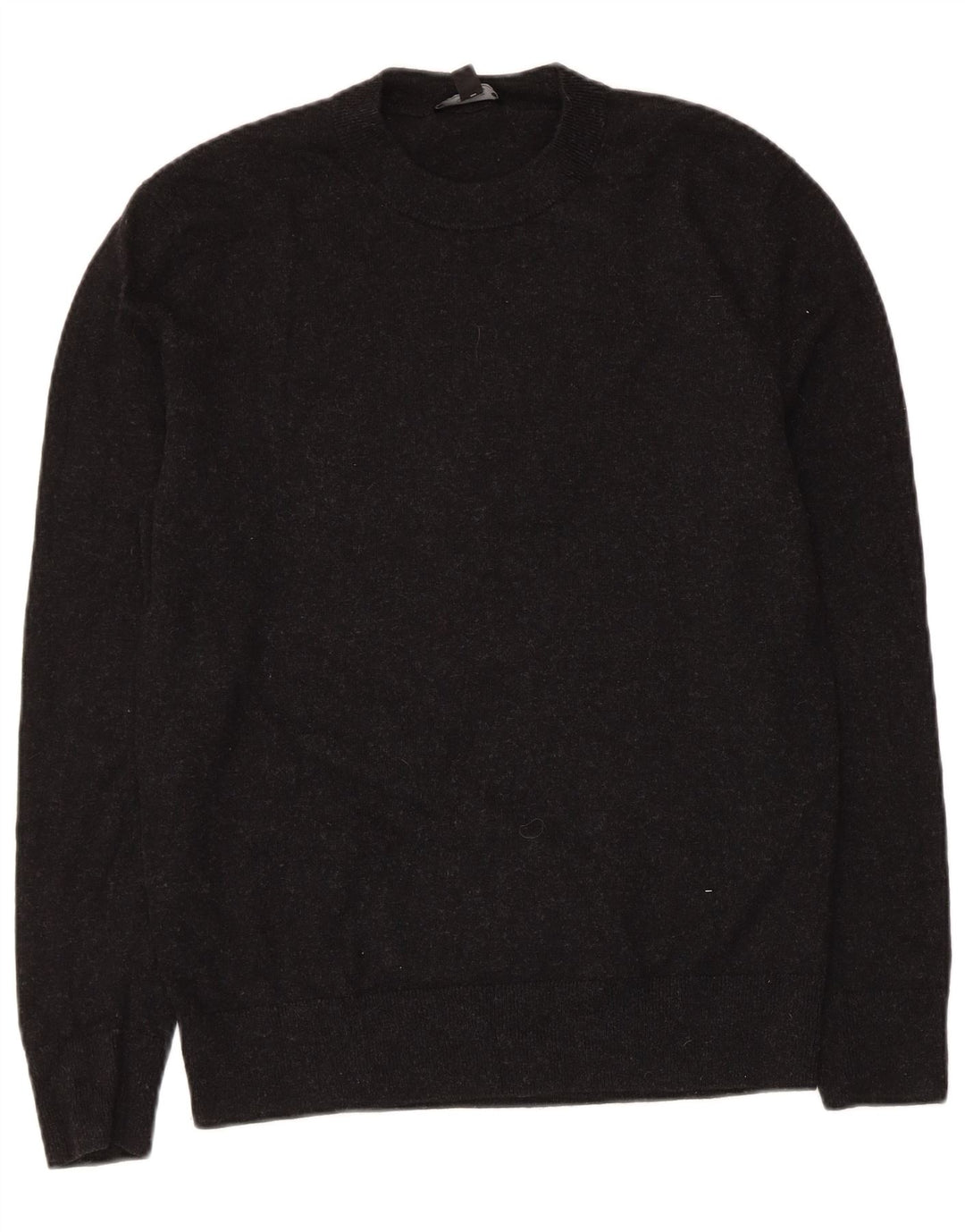 Cos Damen-Pullover mit Rundhalsausschnitt, Gr. 10, Größe S, schwarze Wolle
