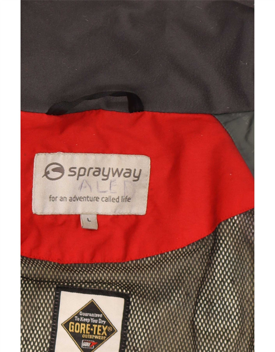 Sprayway Herren Gore-Tex Regenjacke UK 40 Large Grün Colourblock Polyamid
